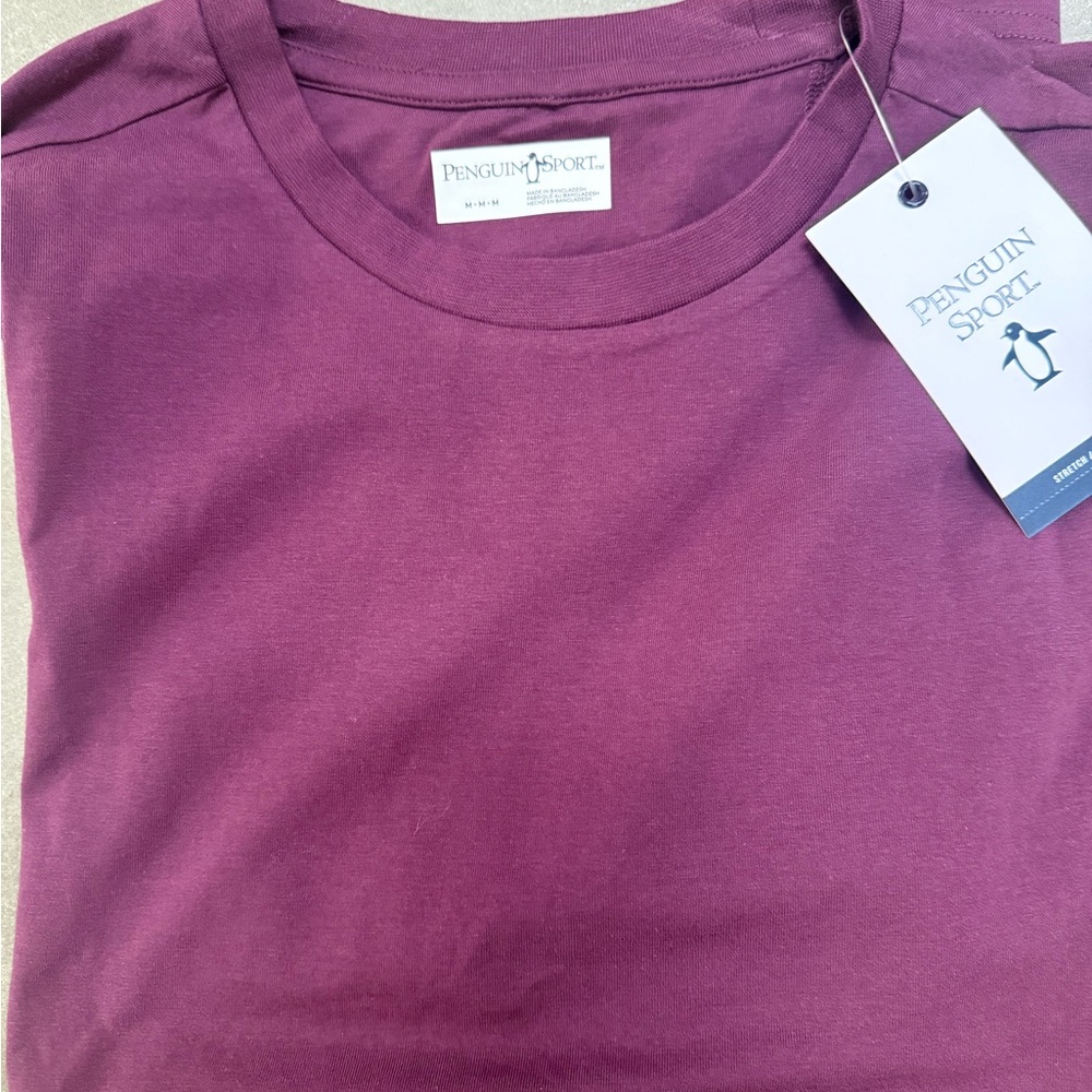 Original Penguin Sport Maroon Tee